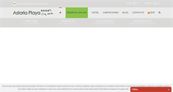Desktop Screenshot of hotelastoriaplaya.com
